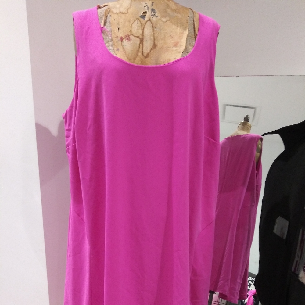 Lauren Ralph Lauren pink midi dress